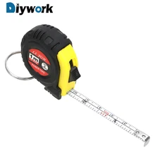 DIYWORK Выдвижная линейка измерительная лента портативная Тяговая линейка 1 м Мини Швейная ткань метрический инструмент портного измерительного инструмента рулетка