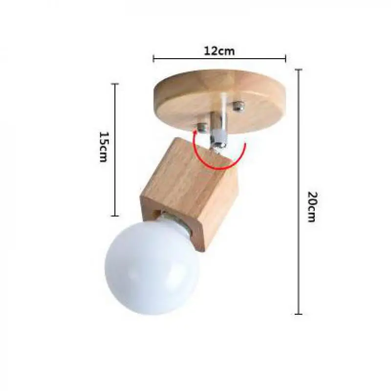Скандинавские японские бревна современный потолочный светильник с простой индивидуальностью коридорные светильники светодиодные потолочные светильники