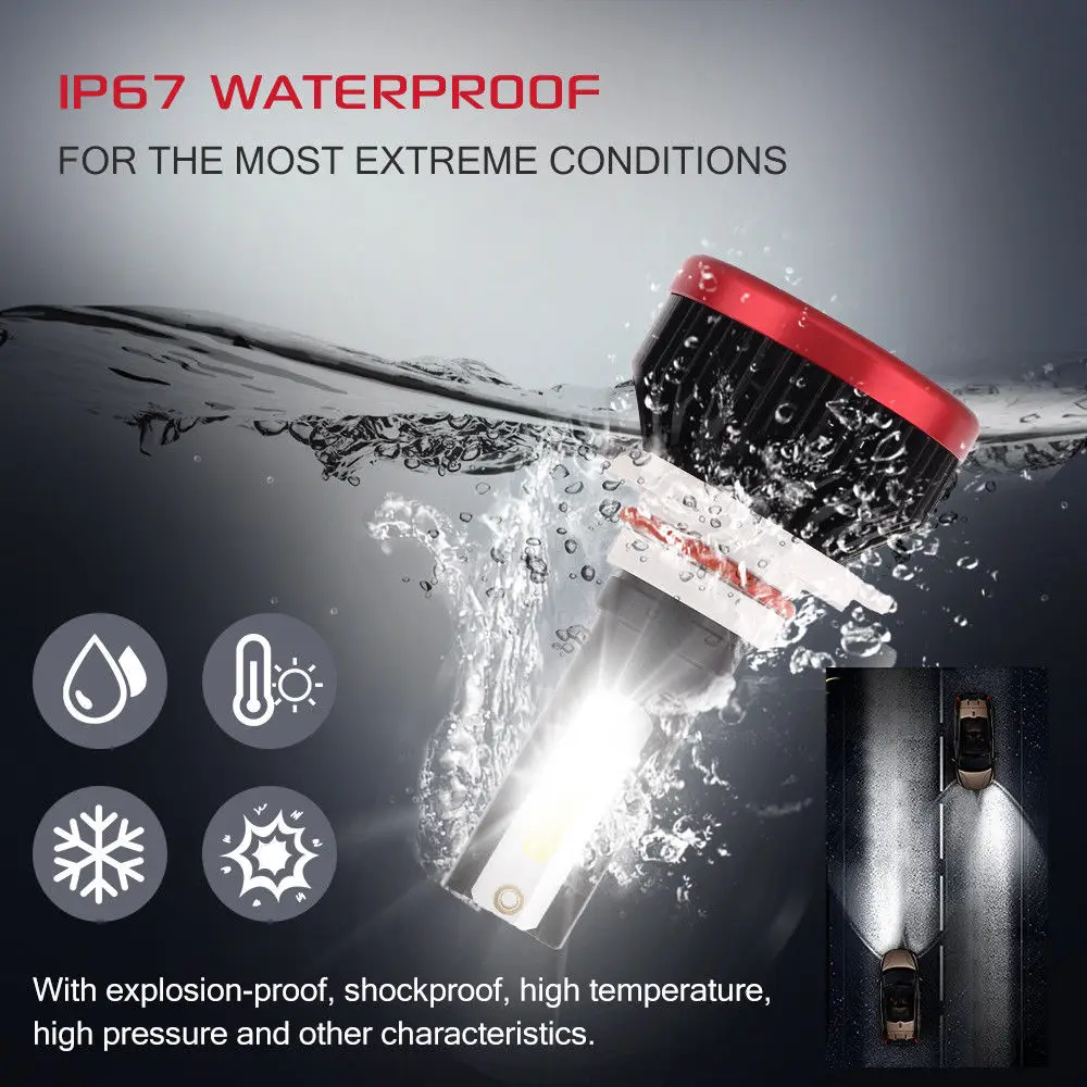 Супер яркий светодиодный фонарь RETFGTU H4 H7 H11 H8 H1 H3 9005 9006|Передние LED-фары для авто| |