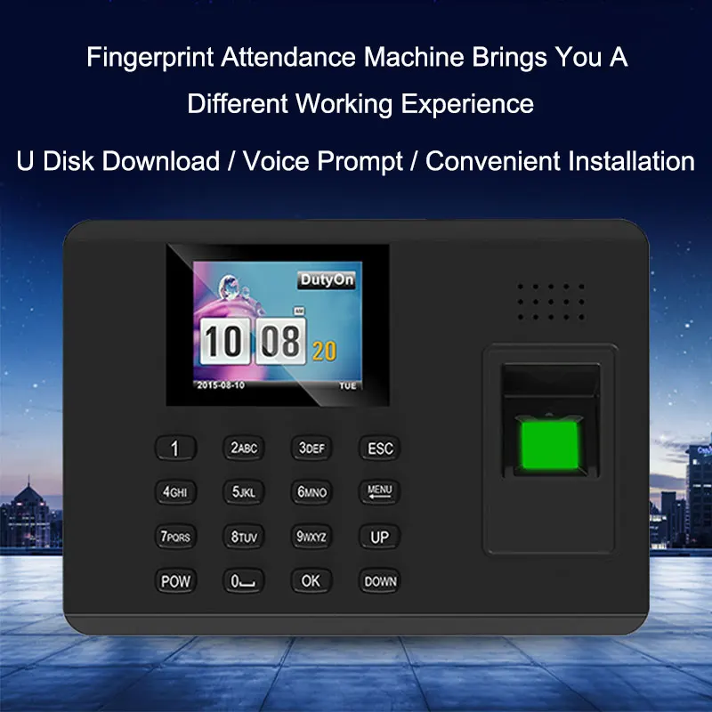 

OULET Biometric Fingerprint TCPIP Attendance System Time Clock Recorder Attendance System Fingerprint Employees Device Reader