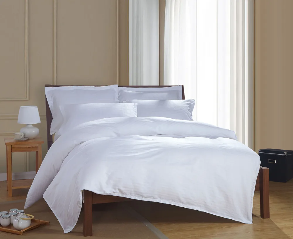 Hotel Style 500 Thread Count 100 Egyptian Cotton Satin Stripes