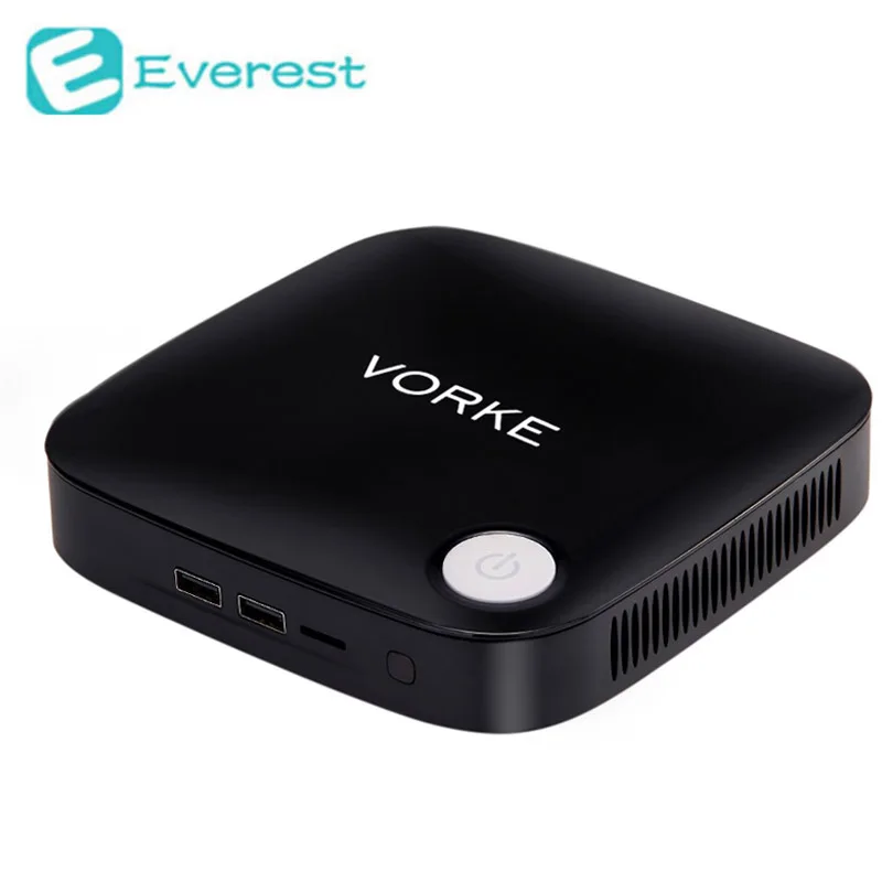 Vorke V1 плюс Windows 10 Mini PC ТВ Box Intel Apollo Lake J3455 2 3 ГГц 4 ГБ Оперативная память 64 SSD 802.11AC