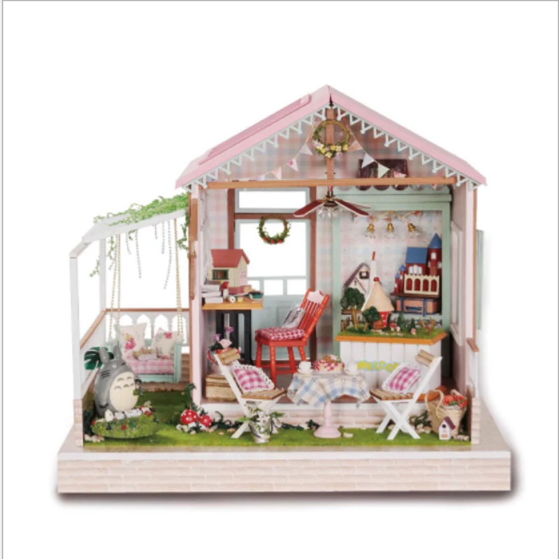 

Diy Hut Dreamland Creative Gift Handmade Wooden Model House Model