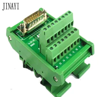 

DB15 15 pin D-SUB Female Male signals Terminal PCB Breakout Board Adapter Connector