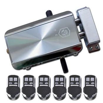 

HXQ909D Security Electronic Intelligent Invisible Anti-theft Door Lock Kit Smart Wireless Remote Control Automatically Padlock