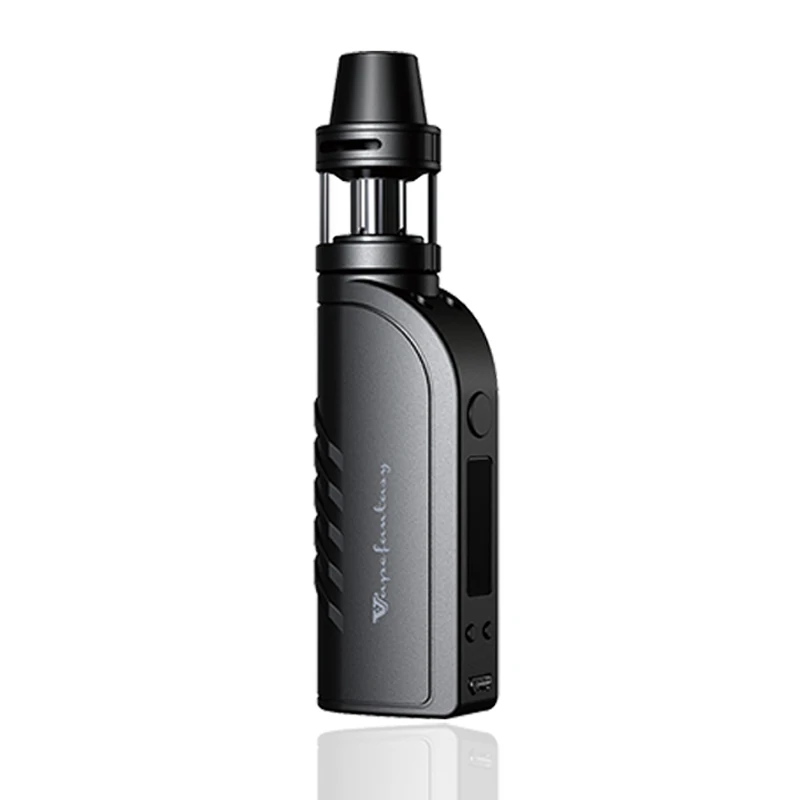 

ECT Fashion Mini Met Kit Vaporizer Metal Body Vape With Display 2ml Atomizer 18650 Battery Box Mod Electronic Cigarette Kit
