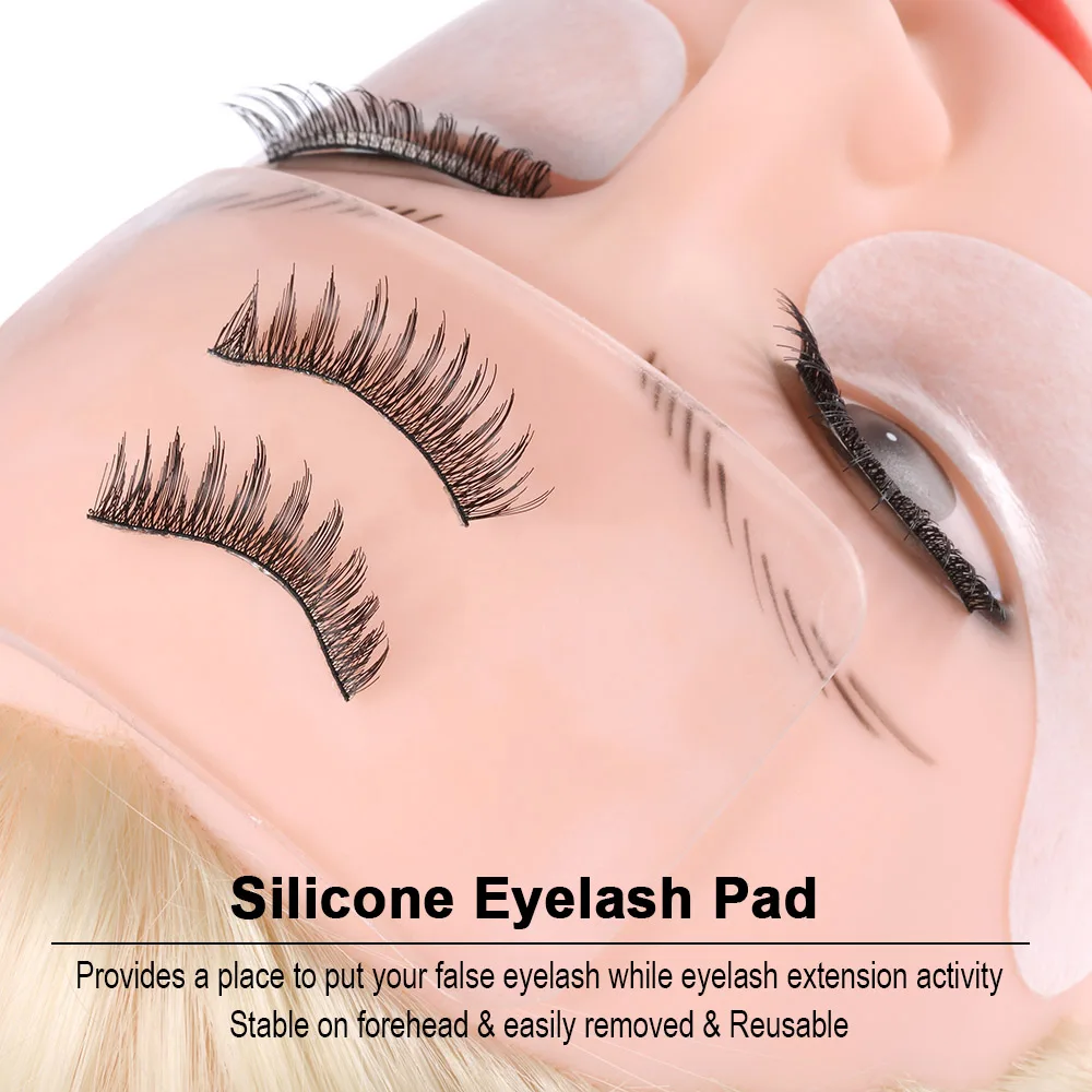 Silicone Eyelash Pad for Eyelash Extension Reusable False Eyelashes