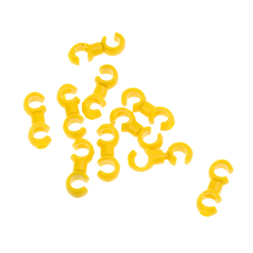 10Pcs Bicycle Rotating S-Hook Clips Bike Line Buckles Rotatable S-Clips Buckle Cable Guides Cycling Accessories
