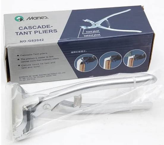 Billig 12 cm ölgemälde eingestellt zange griff stretch leinwand zangen Stretch Stoff Klemmenzange Kunst Liefert keine box handwerkzeug