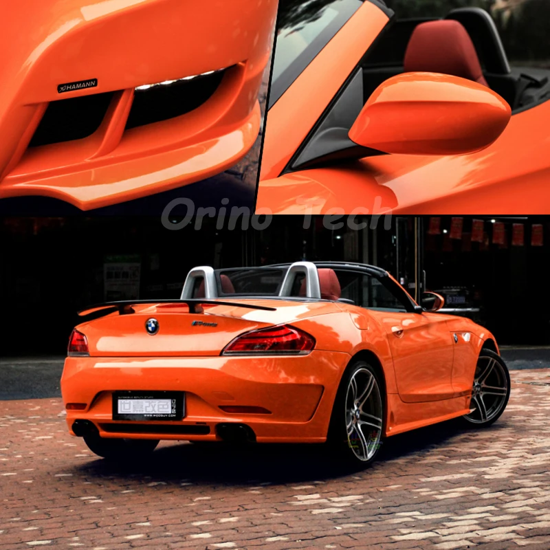 Orange Glossy Vinyl Film-1
