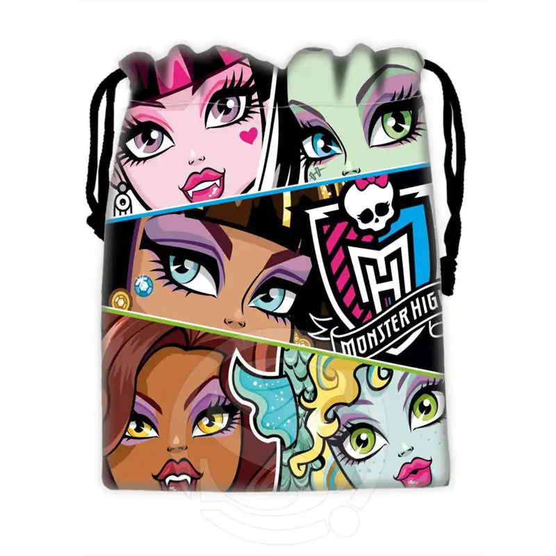 P131 Лучшие сумки на шнурке Monster High для хранения заказ с принтом компрессионные