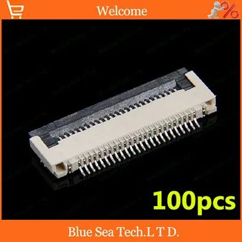 

100pcs FPC/FFC connector cable socket 24 pin 0.5mm connector for LCD screen interface of DVD/GPS/MP3/PDA/Phone ect.ROHS