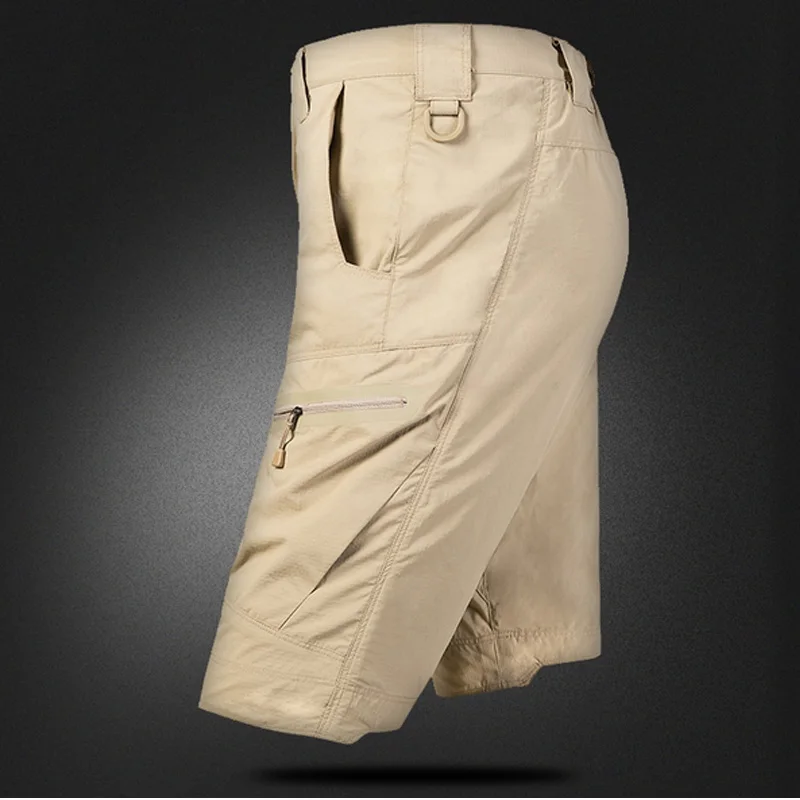 2016 Outdoors Summer Thin Soldiers Tactical Cargo Quick-drying Slim Shorts Army Combat Leisure Overalls Desert Waterproof Shorts