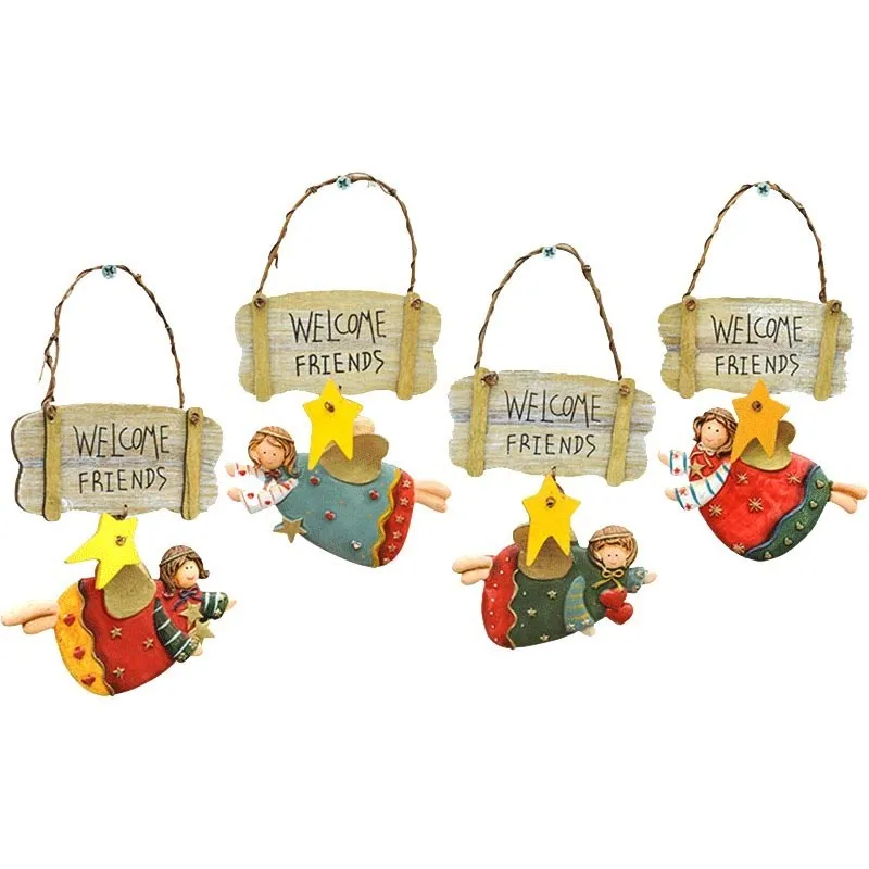 

Fashion vintage resin little angel home decoration finaning,door plate.welcome sign.Pendant.pingente de resina