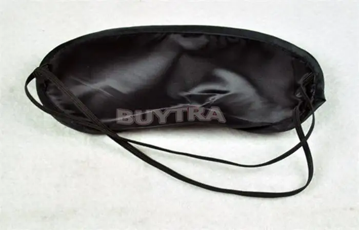 Black Sleeping Eye Mask Cover for Travel Rest Health Care to Shield The Light Eyeshade Relieve Fatigue Sponge Eye Mask