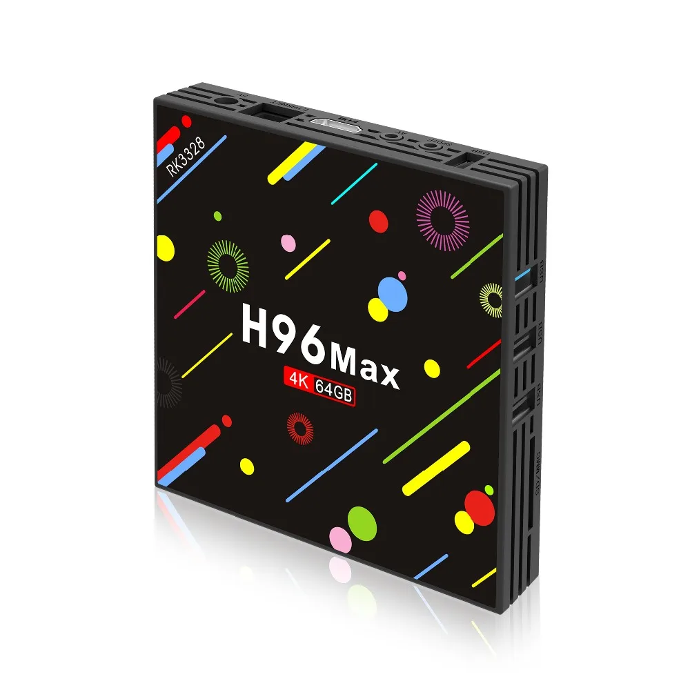 H96 Max H2 4G 64G Android 7.1 TV Box RK3328 Quad Core 4K HD Smart Tv 2.4G/5G Dual WiFi USB 3.0 Bluetooth 4.0 Media Player