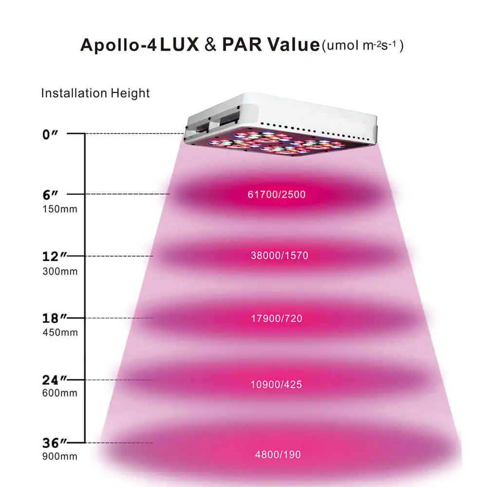 Venesun-Apollo 4-Dimmable-Remote-Control-Grow-Lights-4