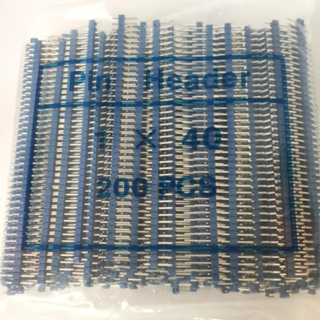2,54 мм шаг 2,54 одиночный/двухрядный штыревой разъем 40 P 2*40 P разъемная плата PCB цветной соединитель полосы Pinheader для Arduino