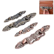 DRELD Antique Bronze Furniture Handle Zinc Alloy Door Pull Knob Dresser Drawer Cabinet Cupboard Vintage Furniture Kitchen Handle new high quality european classic crystal zinc alloy antique bronze cabinets handle pull handle knob