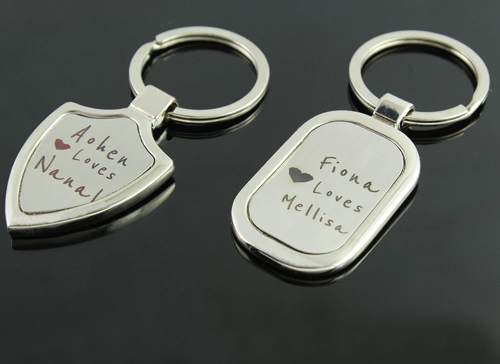 LADY Personalised Nick Name Keyring Keychain Key Bespoke Stainless Steel Gift