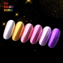 TCT-239 зеркальный порошковый эффект хромированные ногти пигментный Гель-лак дизайн ногтей маникюр украшение тени для век макияж хна тату сделай сам