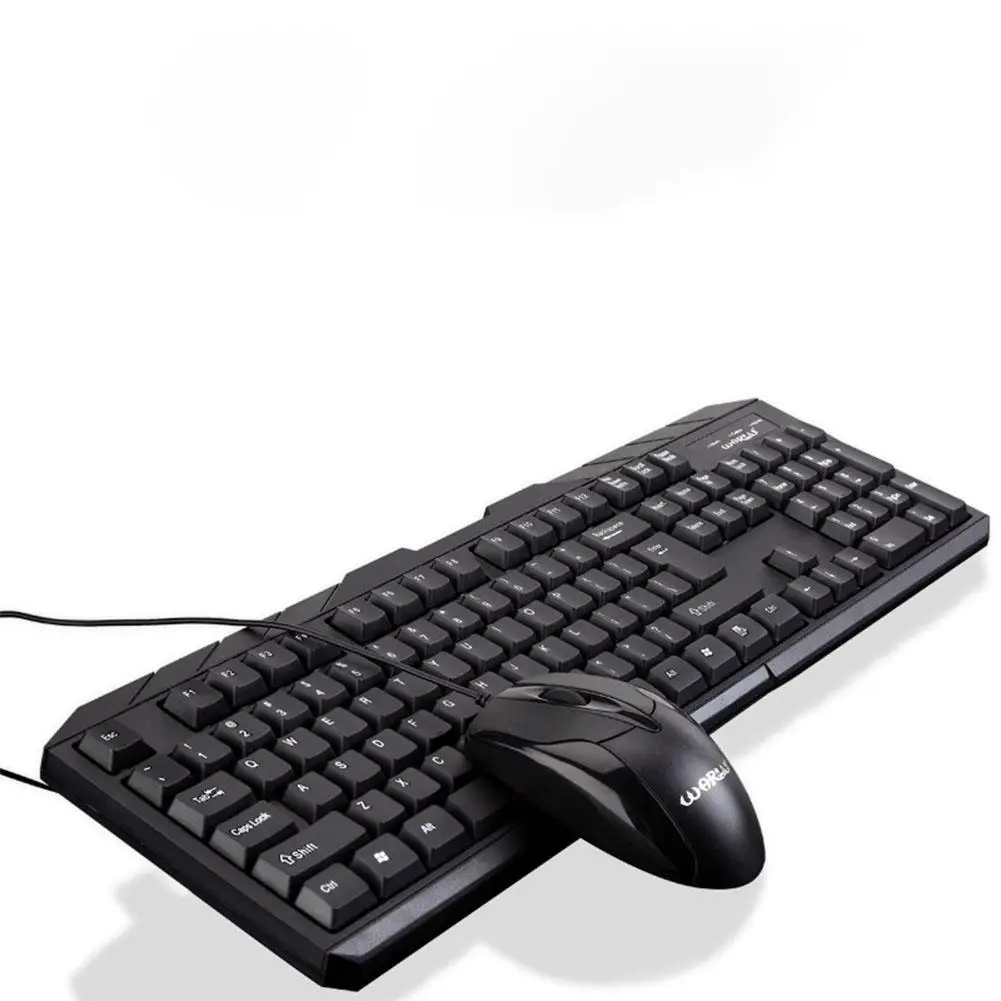 EastVita 1200dpi Multimedia Ergonomic Gaming Wired Computer Keyboard Mouse Set Professional
