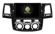 Elanmey android 8 1 автомобильное радио для toyota Hilux 2012 Руководство AC автомобильные