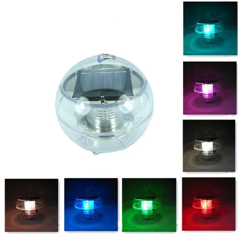 

Floating LED Pool Light Pond Landscape RGB Blinking Flashing Night Lights Solar powered lamp for home garden party decoration