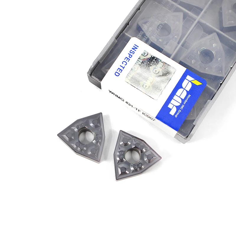 

10PCS WNMG080404 TF IC907 External Turning Tools Carbide insert Lathe cutter Tool Tokarnyy turning insert