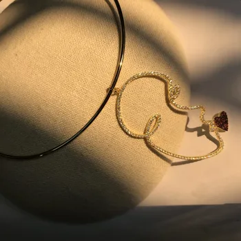 

[MeiBaPJ]Advertising Heart-shaped Retro Torques S925 Sterling Silver Necklace Wedding Party Charm Jewelry for Women