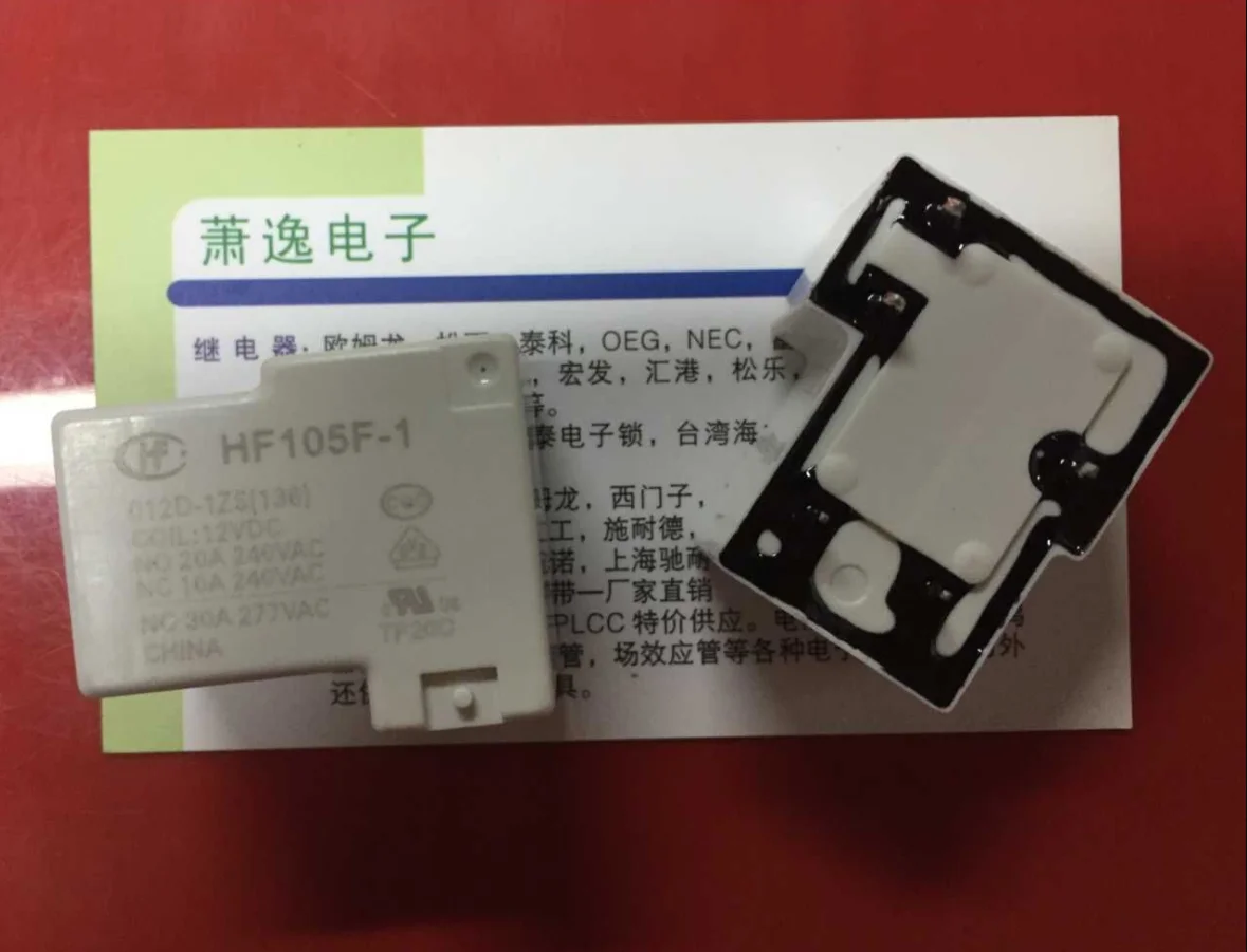 240 개/몫 100% 릴레이 JQX-105F-1-012D-1ZS HF105F-1-012D-1ZS JQX-105F-1/012D-1ZS 12VDC 5PIN 20A 250VAC