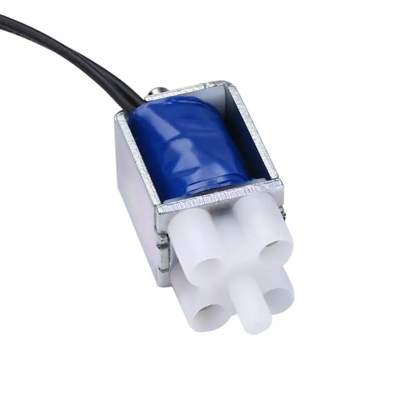 DC 12V 2 позиционный 3 сторонний нормально открытый микро соленоидный