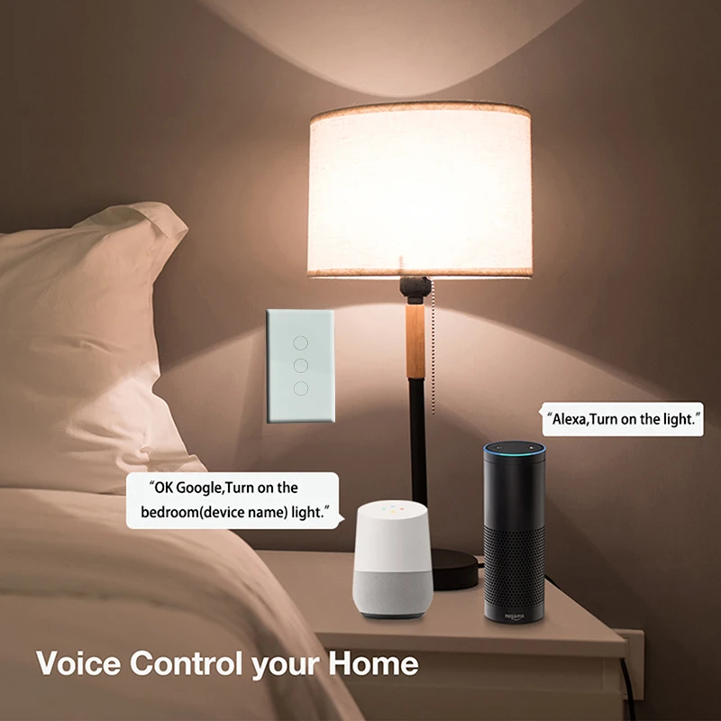 Voice control by Alexa google home
