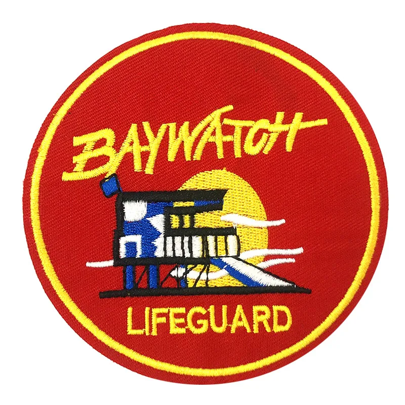 Спасение BAYWATCH спасатель вышитые одежды патч железо на патчи для одежды игры значки-Наклейки Аппликации для одежды