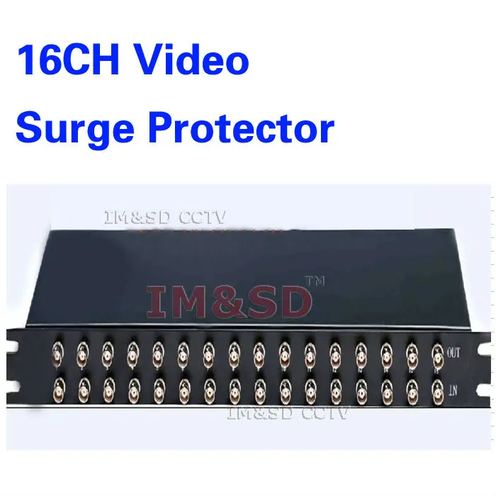

16 channels CCTV BNC Coaxial Video Surge Protector,Protection device,Thunder Lightning Arrester,SPD ofr DVR system