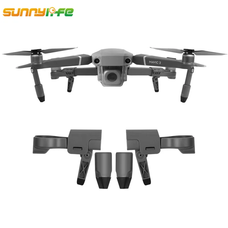 Sunnylife DJI Mavic 2 Pro Drone шасси Skid складные ножки стабилизатор повышение ноги для DJI Mavic 2 Pro Zoom аксессуары