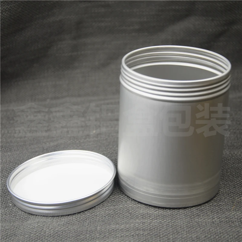 

10pcs 750g Empty Aluminum Cosmetic Jar 116*93MM Container 750ml Screw Cap Makeup Case Tea Box metal Cosmetic Packaging