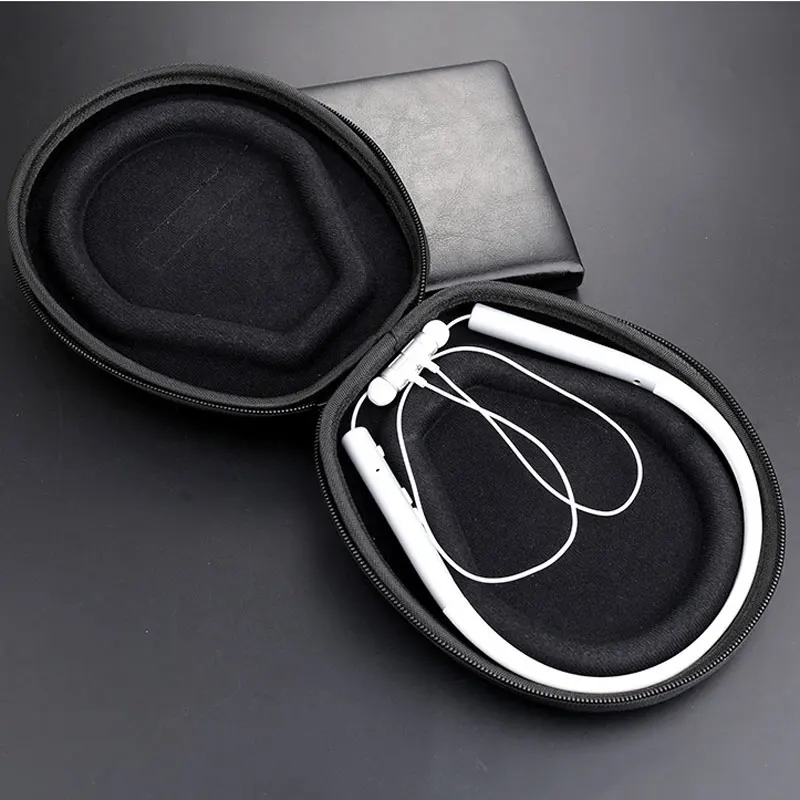 Portable Headphone Case Waterproof Shockproof Headset Boxes For Sony LG WIH700 750BT Neck Mounted Bluetooth headest