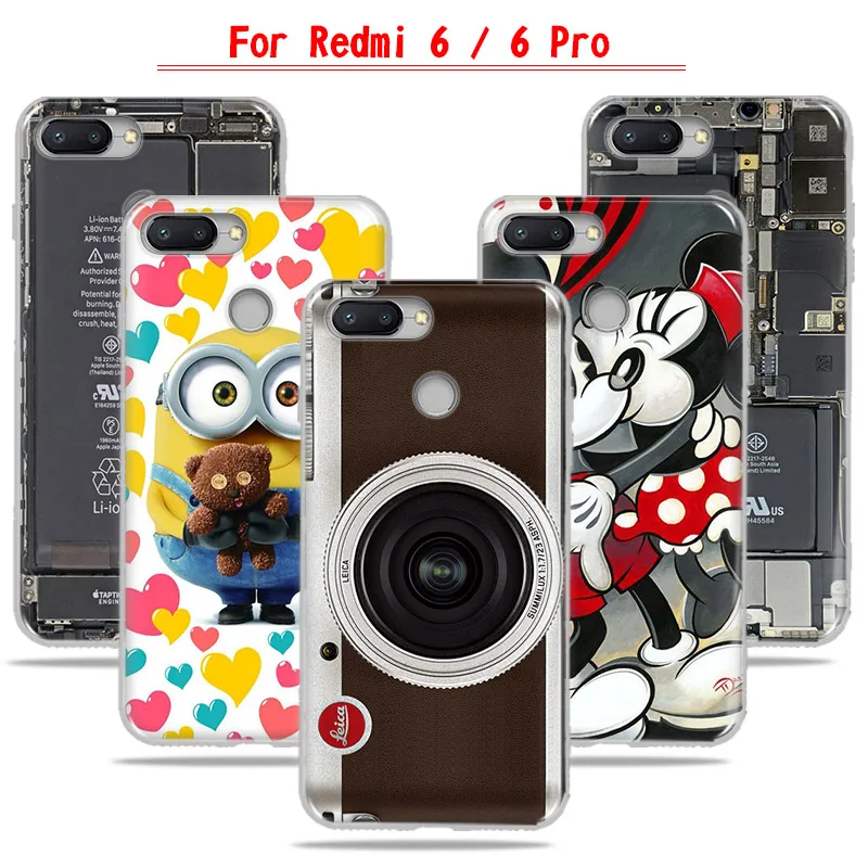 

Silicon Cover For xiaomi redmi 6 Pro Case Full Protection Soft TPU Back Cover Phone Case for Xiaomi Redmi 6 6A 6Pro case Coque