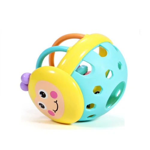 GEEK KING 0-12 Months baby toys Rattles Baby Toys rattles suit baby baby puzzle early soft rubber hand bell free shipping