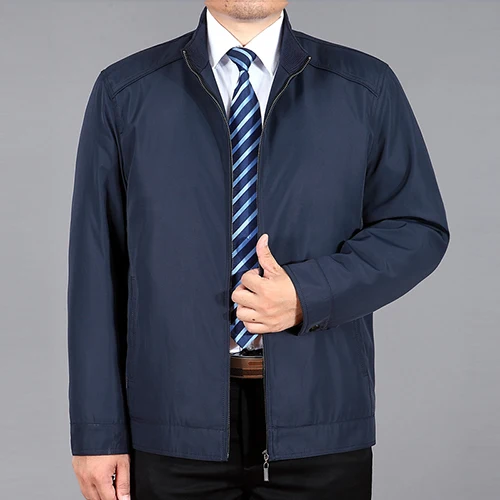 Mu Yuan Yang, зимние, с длинным рукавом, одноцветные, мужские, повседневные, толстые куртки, скидка 50%, мужские, на молнии, уплотненные, приталенные, пальто, большой размер 2XL 3XL - Цвет: blue