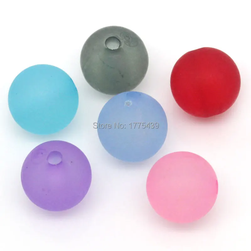 2014-NEW-200PCs-Acrylic-Spacer-Beads-Frosted-Round-Ball-Mixed-10mm-3-8-Dia-HOT-sale (1)