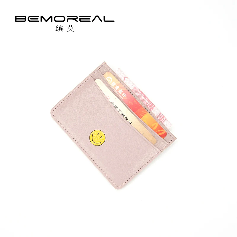 Bemoreal из натуральной кожи кошелек женский держатель для карт овечьей высокого