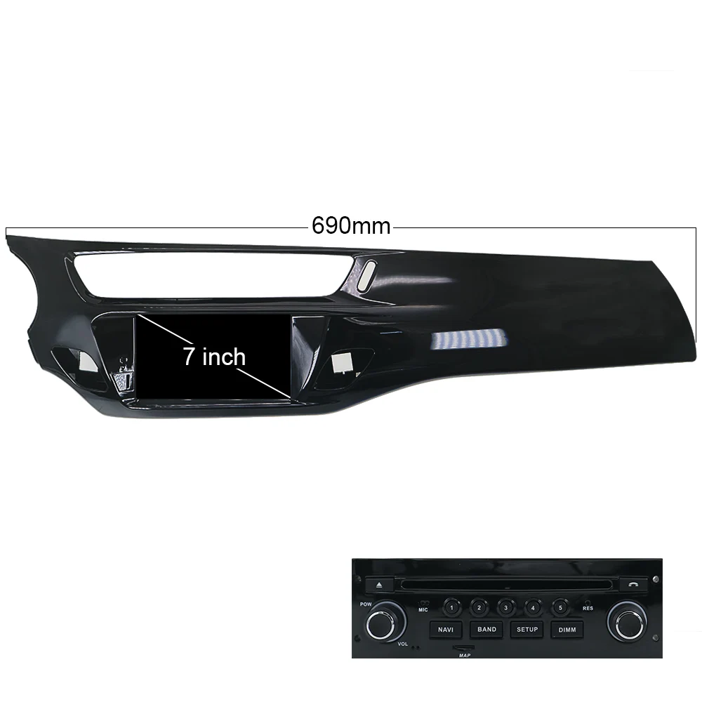 Best Android 9 Car DVD Player For Citroen C3 DS3 2010+ GPS navigation auto multimedia player radio tape recorder stereo headunit IPS 1