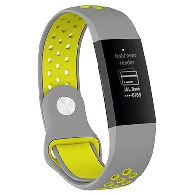 Цветной браслет для Fitbit Charge 3, спортивный силиконовый ремешок на запястье, подходит для bit Charge 2, умный Браслет, умные аксессуары - Цвет: 11