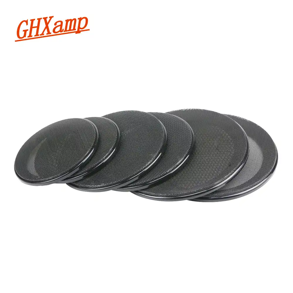 Ghxamp Black Car Ceiling Speaker Grill Mesh Enclosure Net 4 Inch 5 Inch 6 5 Inch Protective Cover Subwoofer Diy Speaker Abs