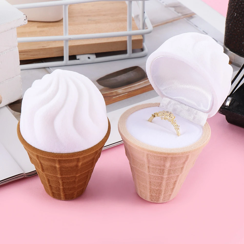 Ice Cream Pendant Ring Box Jewelry Display Gift Earring Display Box Ice Cream Pendant Ring Box Jewelry Display Gift Earring Display Box