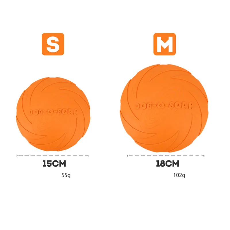 Bite-resistant Non-toxic Silica Pet Dog Flying Discs Saucer Toys Small Medium Funny Dog Puppy Agile Training Toys Flying Disk8