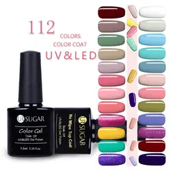 UR сахар 112 бутылок 7,5 мл ЛАГ для ногтей чернил Nail Art Salon ногтей маникюр весь набор Цвета светодиодный гель гелевое покрытие для ногтей UV гель