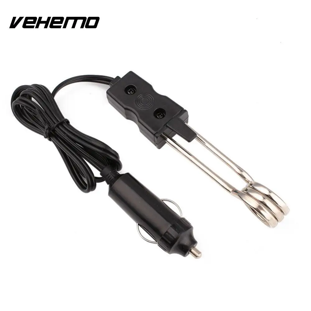 

1pc Mini Traveling Water Heater Auto Car Vehicle Soup Coffee Baby Bottle Immersion Water Electric Heater Boiler 120W DC 12-24V